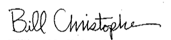 Signature from Agenda by William M.Christopher